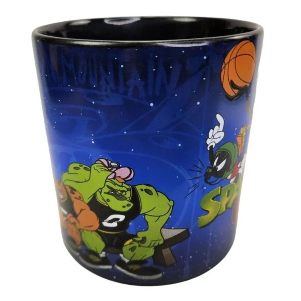 Space Jam Tune Mug‎ Squad Monsters Coffee Black Warner Bros Large 20 oz READ